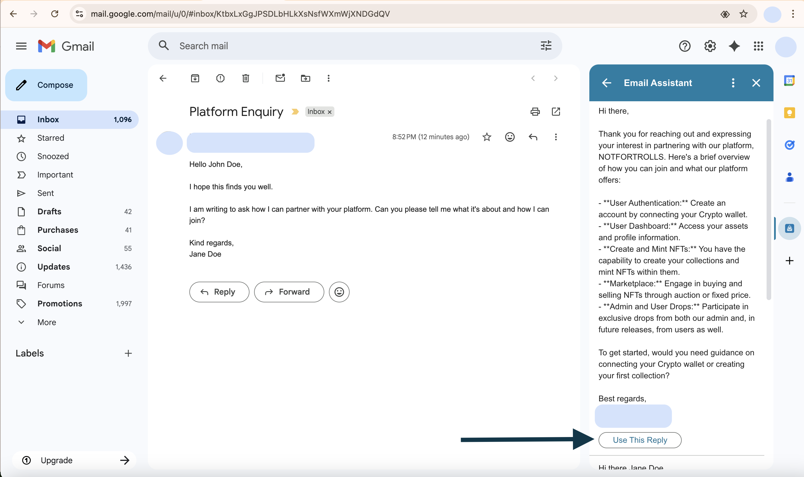 Generated AI Responses
