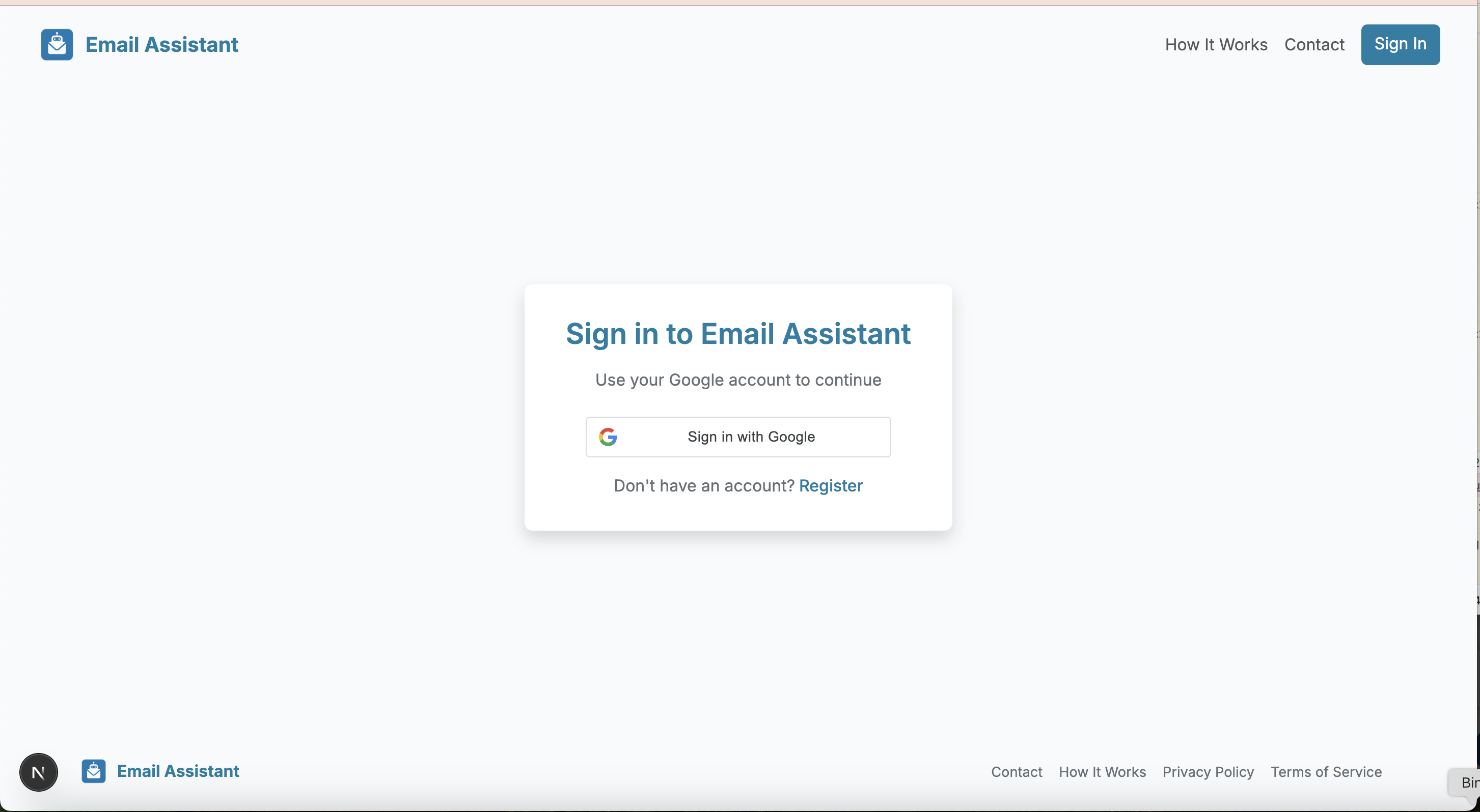 Login Page